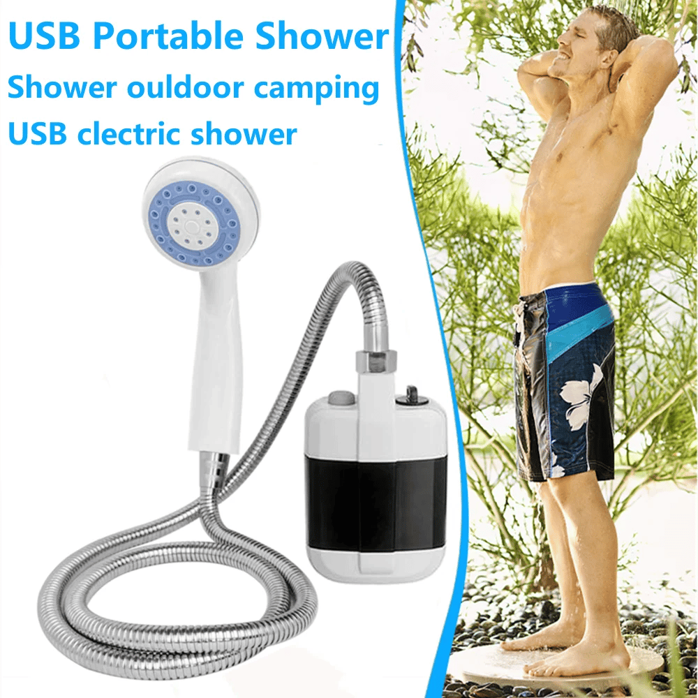 🚿 Blijf fris buiten - Draagbare campingdouche met instelbaar debiet - Voor eenvoudig en handig schoonmaken buiten!