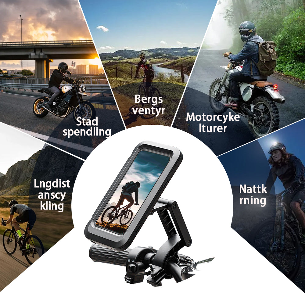 🔥Universeel Waterdichte Telefonhouder voor Fiets en Motor