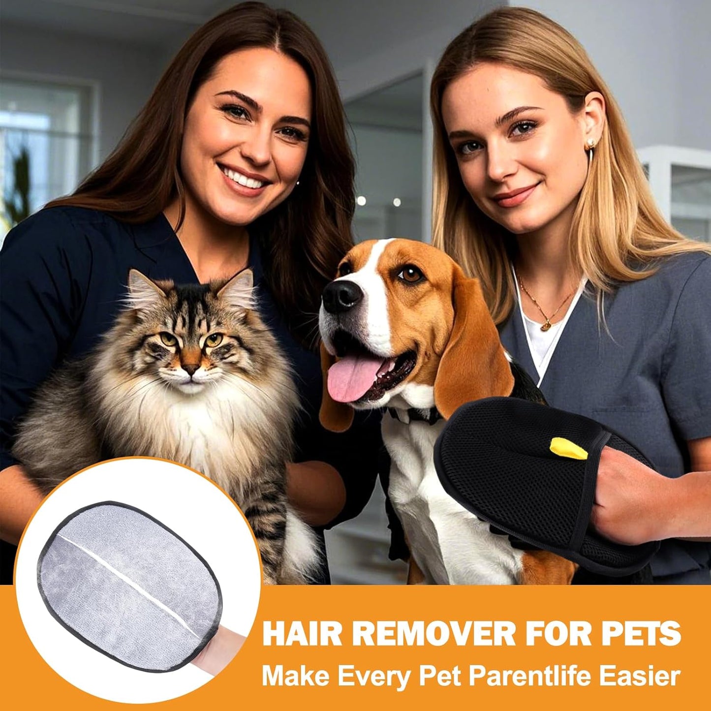 ⏳Beperkte tijd 50% KORTING💥Handschoenen voor het verwijderen van huisdierenhaar🐱🐕