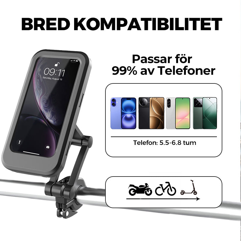 🔥Universeel Waterdichte Telefonhouder voor Fiets en Motor