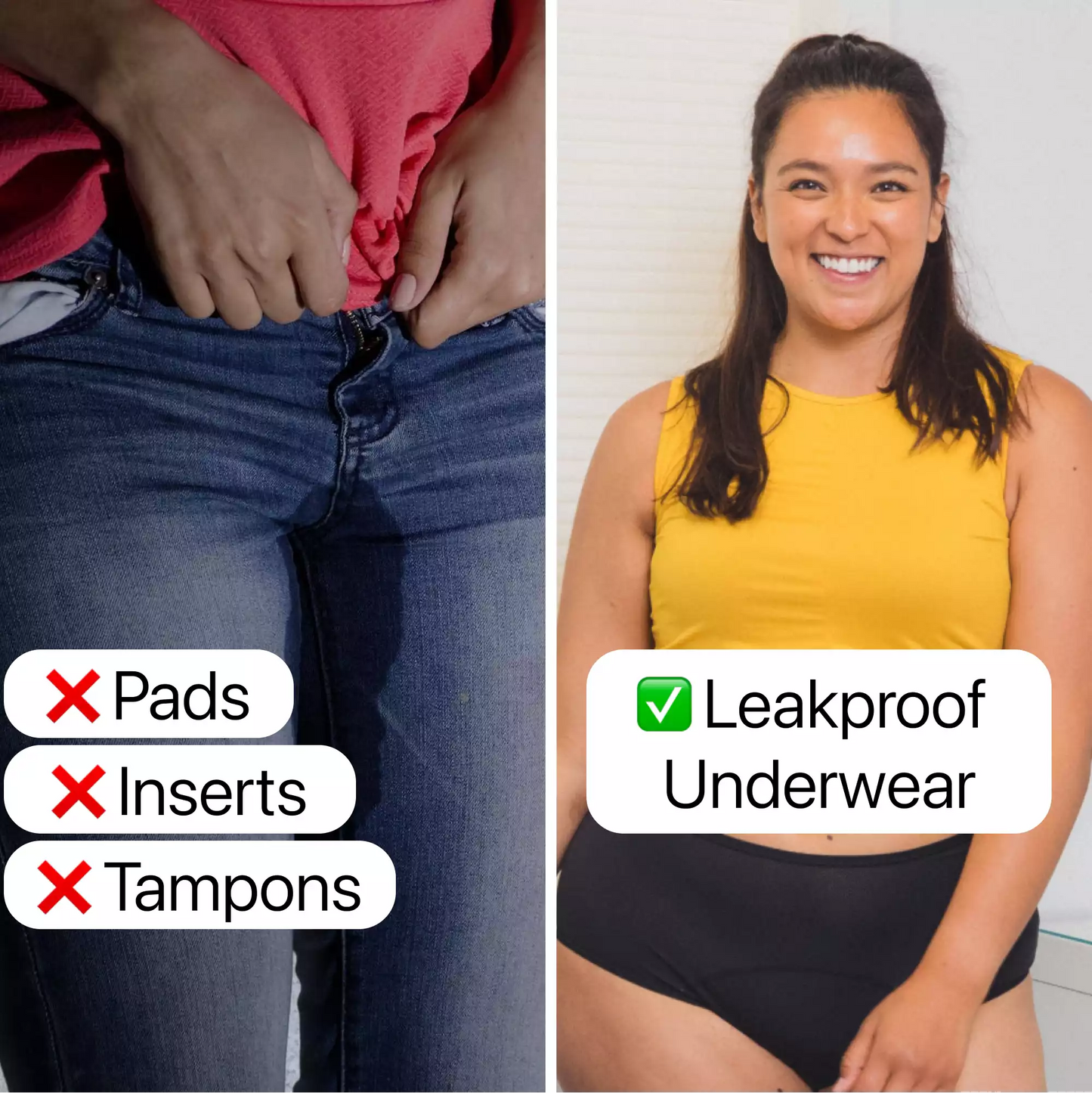 🌸Laatste dag-Koop 1 krijg 3 pakjes🔥2025 Bestverkochte Mid-High Leakproof Slip