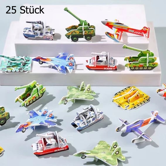 🧩 KERSTAANBIEDING 60% KORTING! ✨ Educatieve 3D-cartoonpuzzel – 57 stukjes in felle kleuren voor creatief leren voor kinderen 🎨