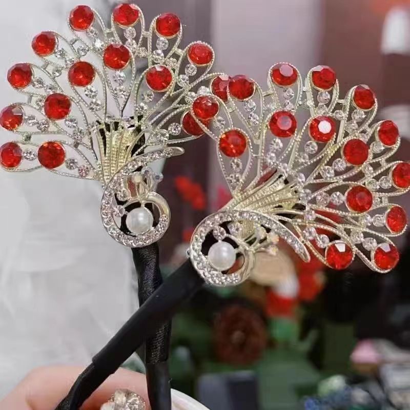 【💞Koop 1 en krijg 1 gratis】🦚Fashion Retro Pauw Haaraccessoires