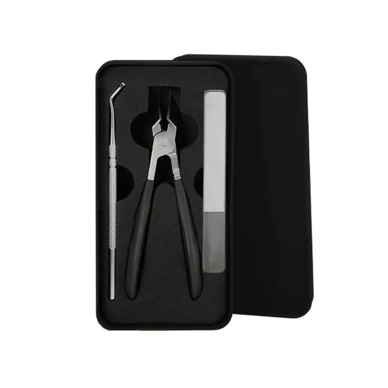 🔥Roiskeeton 25° Vinoteräinen Nagelknipper 3-delige Set