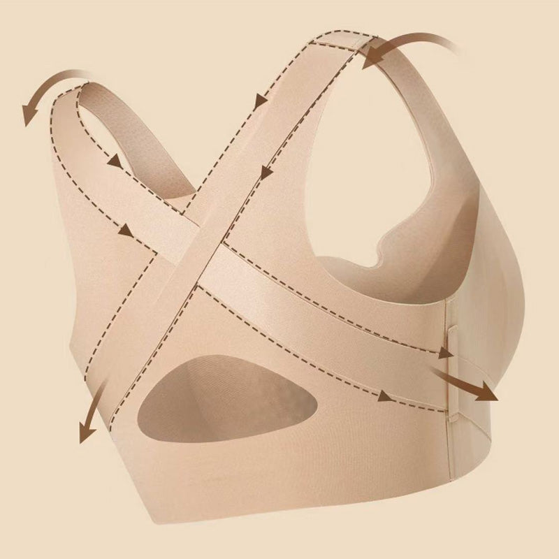 💕Naadloze steunbeha voor dames met sluiting aan de voorkant🎁