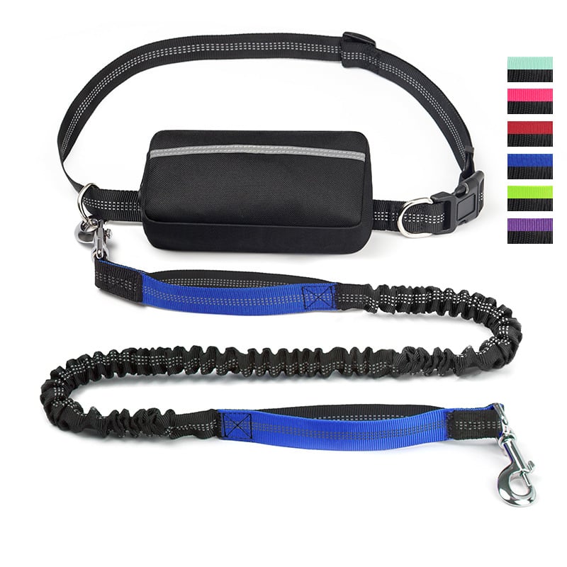 Handsfree hondenriem met praktisch heuptasje