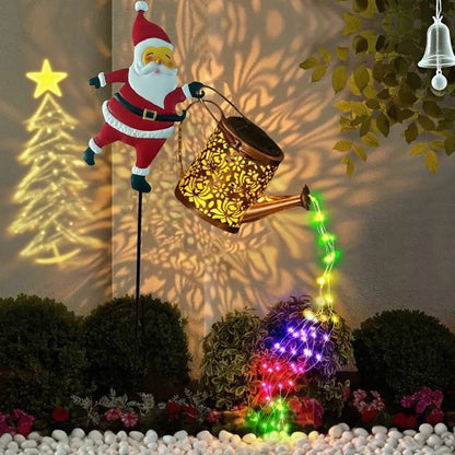 ⏰Zonne-tuinlamp in de vorm van de kerstman🎅🎄