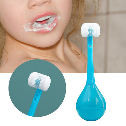 🔥 Superdeal! 35% Korting! – 3-Zijden Kinder Tandenborstel – Zacht & Effectief Reinigen
