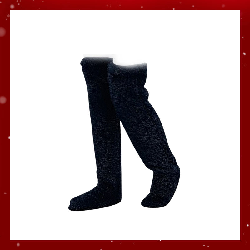 Kniekousen met ganzendons voor kerst