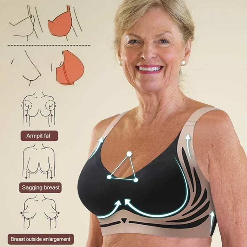 Koop 2 krijg 1 gratis (3st)❤️Anti-Sagging Draadvrije Push-Up BH