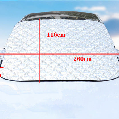 Magnetische sneeuwhoes voor auto'