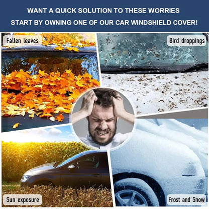 Magnetische sneeuwhoes voor auto'