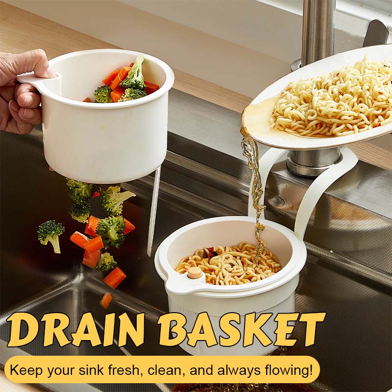 2 in 1 AFVOER BASKET VOOR KEUKEN KABINET