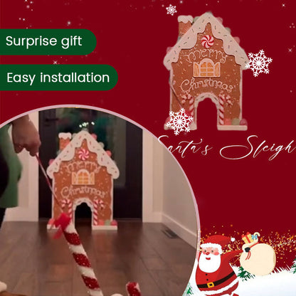 Peperkoek Candy Cane golfspel