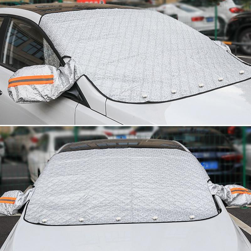 Magnetische sneeuwhoes voor auto'