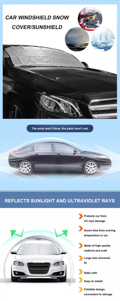 Magnetische sneeuwhoes voor auto'