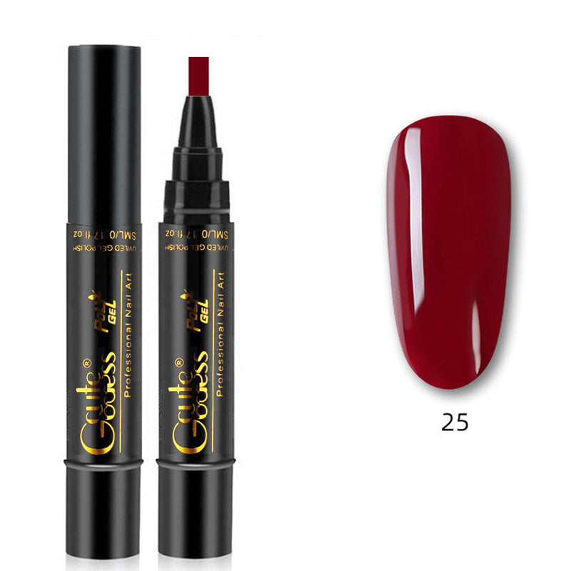 Eénstapslijm Drie-in-één nagellakpotlood