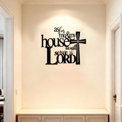 Wanddecoratie van zwarte metalen ambachten