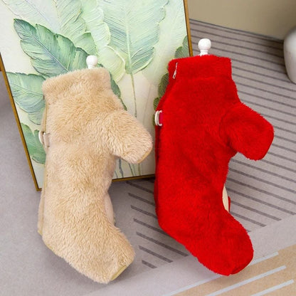 🐶Vinterhund jumpsuit med dragkedja bak/🐶Winter jumpsuit voor honden met ritssluiting aan de achterkan