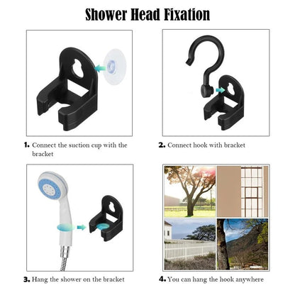 🚿 Blijf fris buiten - Draagbare campingdouche met instelbaar debiet - Voor eenvoudig en handig schoonmaken buiten!