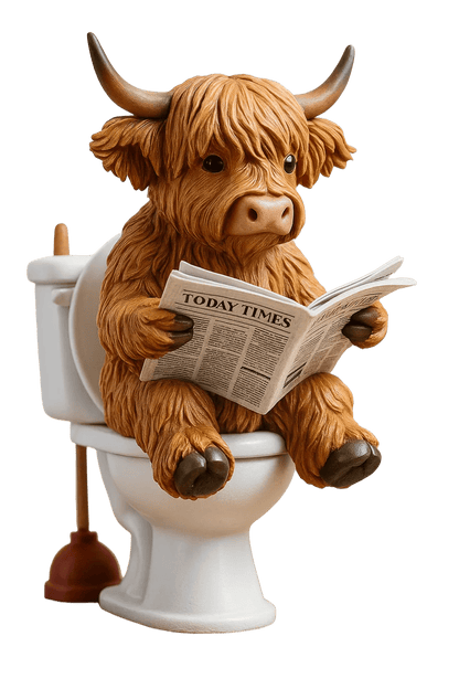 🐮Highland Ku adventskalender 2025🎄 - 3D handgemaakte Highland Koe Pop (24 stuks)