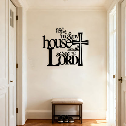 Wanddecoratie van zwarte metalen ambachten