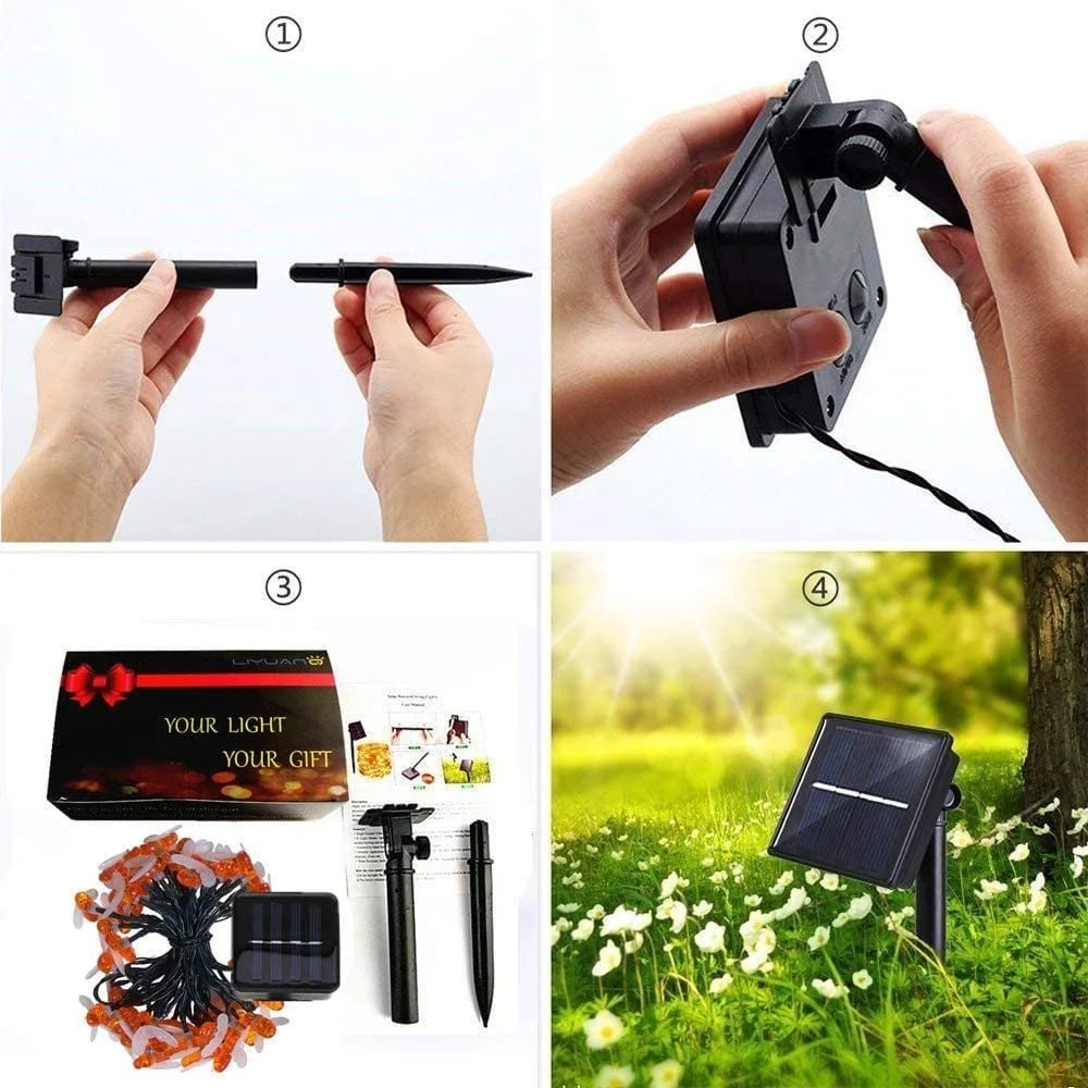 🐝LED-autolampen op zonne-energie