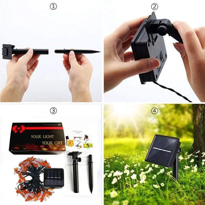 🐝LED-autolampen op zonne-energie