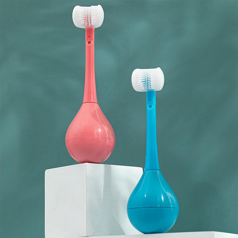 🔥 Superdeal! 35% Korting! – 3-Zijden Kinder Tandenborstel – Zacht & Effectief Reinigen