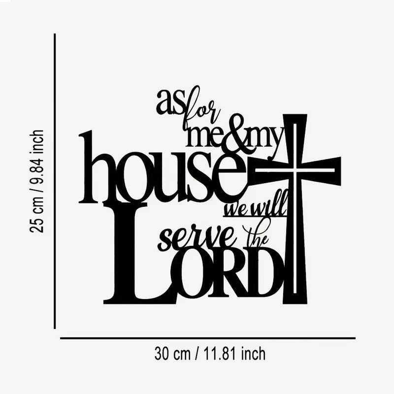 Wanddecoratie van zwarte metalen ambachten