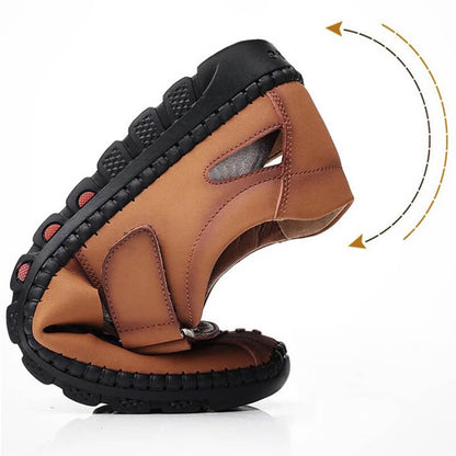 Trendy sandalen van geperforeerd pu leer