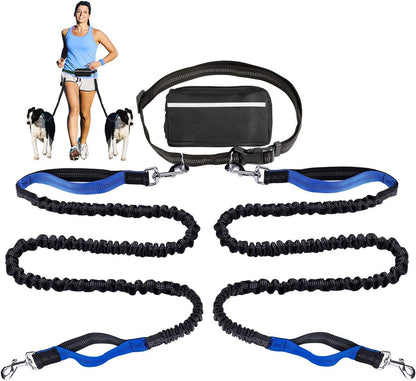 Handsfree hondenriem met praktisch heuptasje