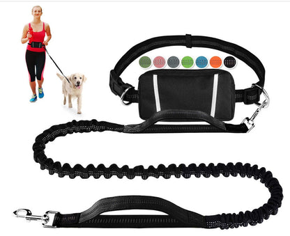 Handsfree hondenriem met praktisch heuptasje
