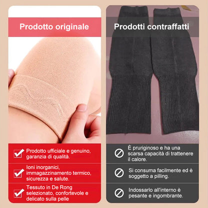 Comfortabele en thermo-elastische lange kniebeschermer