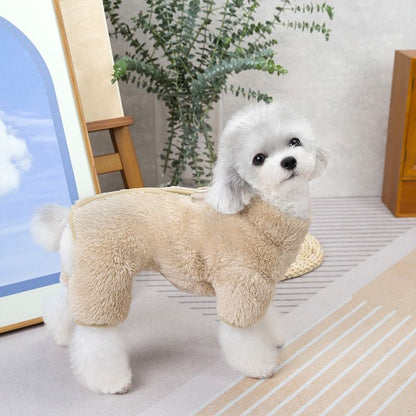 🐶Vinterhund jumpsuit med dragkedja bak/🐶Winter jumpsuit voor honden met ritssluiting aan de achterkan