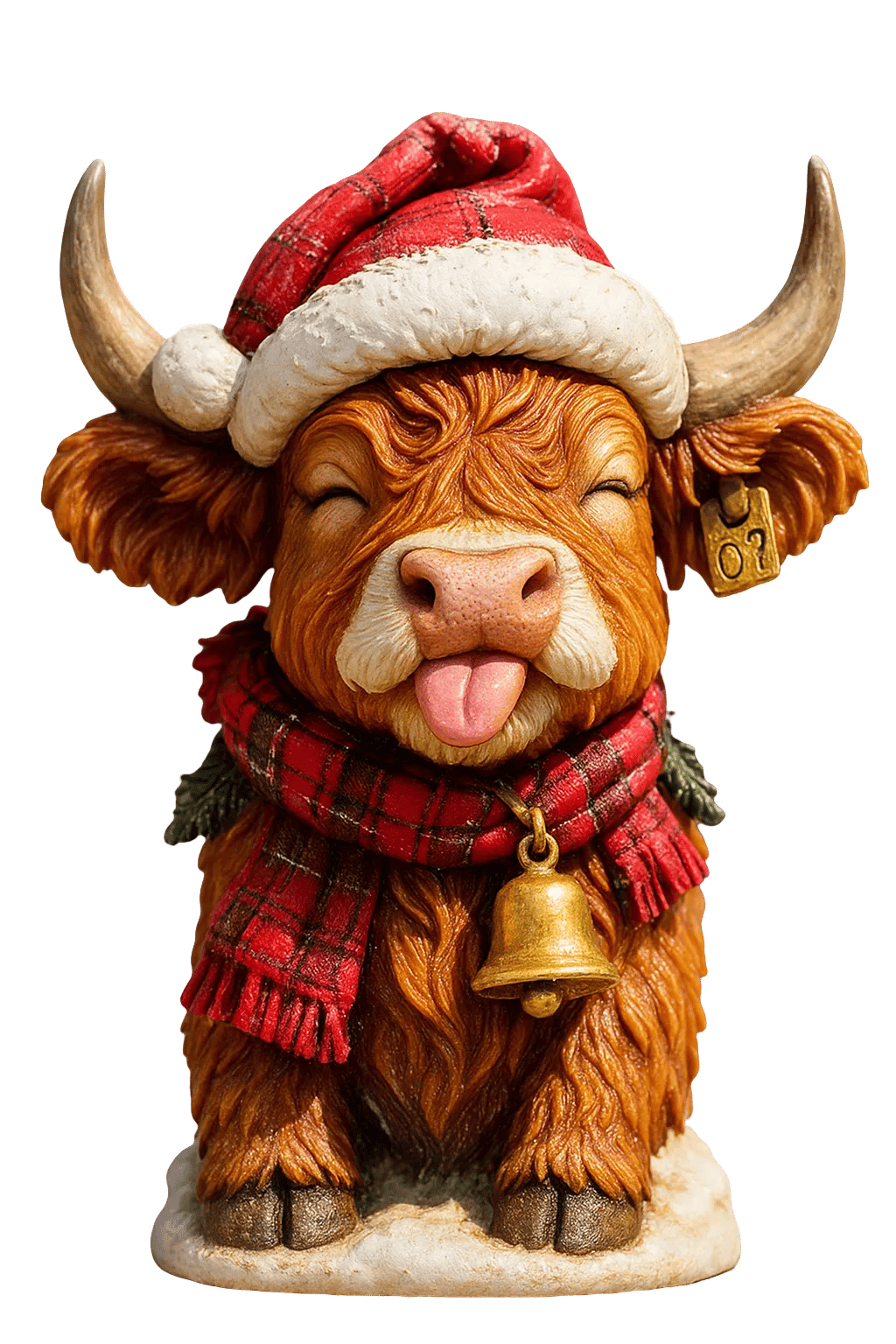 🐮Highland Ku adventskalender 2025🎄 - 3D handgemaakte Highland Koe Pop (24 stuks)