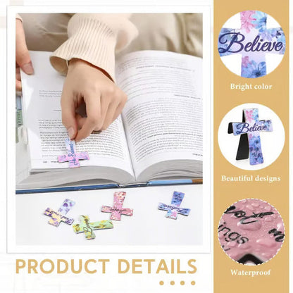 📖Magnetische kruis boekenleggers - Perfect cadeau voor bijbelstudies, leraren & studenten 🌸✝️