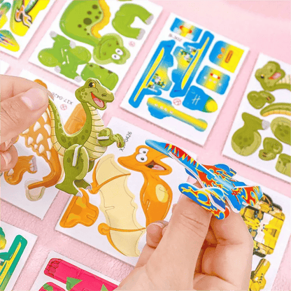 🧩 KERSTAANBIEDING 60% KORTING! ✨ Educatieve 3D-cartoonpuzzel – 57 stukjes in felle kleuren voor creatief leren voor kinderen 🎨