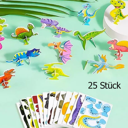 🧩 KERSTAANBIEDING 60% KORTING! ✨ Educatieve 3D-cartoonpuzzel – 57 stukjes in felle kleuren voor creatief leren voor kinderen 🎨
