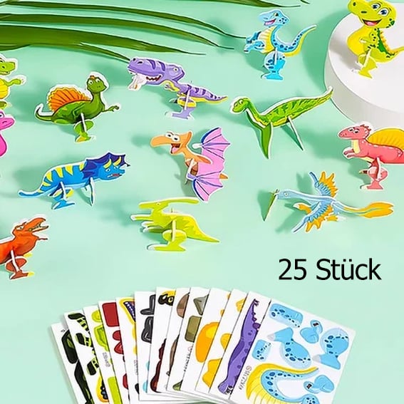 🧩 KERSTAANBIEDING 60% KORTING! ✨ Educatieve 3D-cartoonpuzzel – 57 stukjes in felle kleuren voor creatief leren voor kinderen 🎨