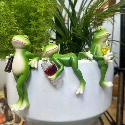 Miniatuur Kikkerbeeldjes Plantdecoraties