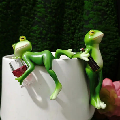 Miniatuur Kikkerbeeldjes Plantdecoraties