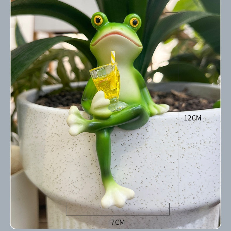 Miniatuur Kikkerbeeldjes Plantdecoraties