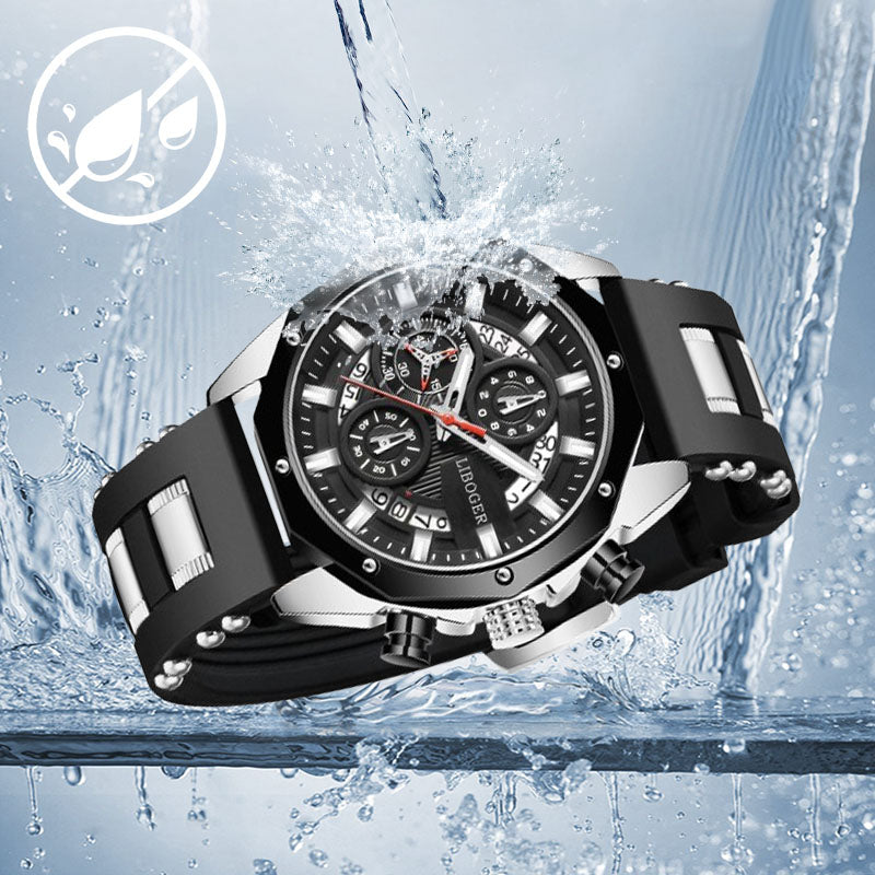 🔥Hot Sale🔥Groot wijzerplaat kalender quartz zakhorloge